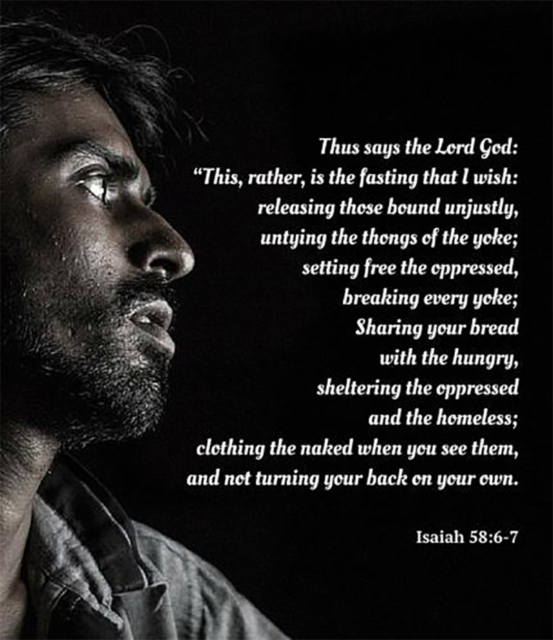 an image from the play Isaiah Says